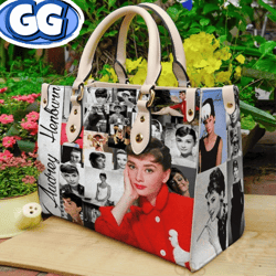 Custom Audrey hepburn Leather Bag Handbag,  Audrey hepburn Women Bag And Purses, Audrey hepburn Lovers Handbag