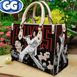 Elvis Presley Leather Handbag, Elvis Presley Handbag, Elvis Presley Leather Bag, Women Handbag, Music Legend