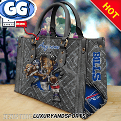 Buffalo Bills NFL Quarterbacks Leather Handbag