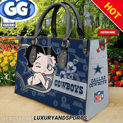 Dallas Cowboys NFL Betty Boop Leather Handbag
