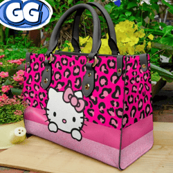 Hello Kitty Leopard Skin Leather Bag