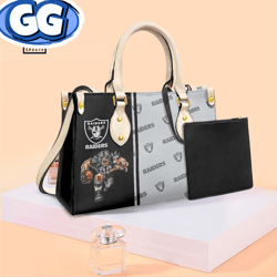 Las Vegas Raiders Leather Handbag