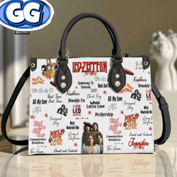 Led Zeppelin Leather Handbag New