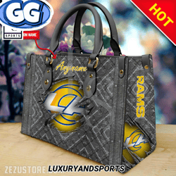 Los Angeles Rams NFL Premium Leather Handbag