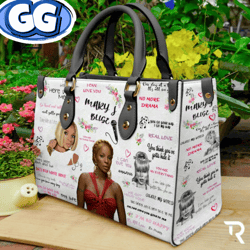 Mary J Blige Leather Handbag