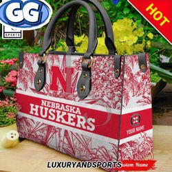 Nebraska Cornhuskers Women Leather Handbag