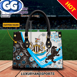 Newcastle United Personalized Leather HandBag