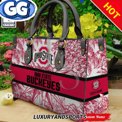Ohio State Buckeyes Women Leather Handbag