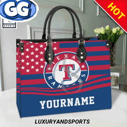 Texas Rangers MLB Leather bag