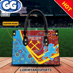 West Ham Personalized United Leather HandBag