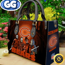 Chicago Bears NFL Halloween Women Leather Hand Bag