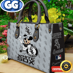 Chicago White Sox Mickey Women Leather Hand Bag