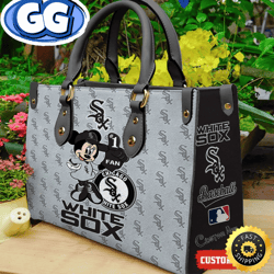 Chicago White Sox Minnie Women Leather Hand Bag