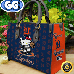 Detroit Tigers Groot Women Leather Hand Bag, 21