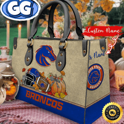NCAA Boise State Broncos Autumn Women Leather Bag, 181