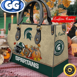 NCAA Michigan State Spartans Autumn Women Leather Bag, 226