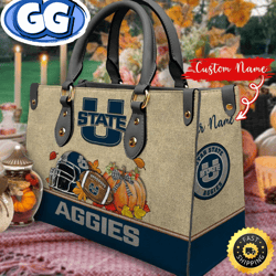 NCAA Utah State Aggies Autumn Women Leather Bag, 300