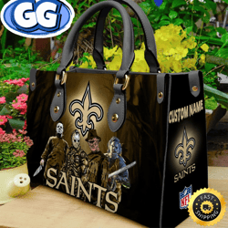 New Orleans Saints NFL Halloween Women Leather Hand Bag, 319
