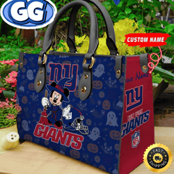 New York Giants NFL Minnie Halloween Women Leather Hand Bag, 326