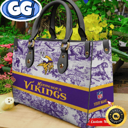 NFL Minnesota Vikings Women Leather Bag, 390