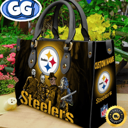 Pittsburgh Steelers NFL Halloween Women Leather Hand Bag, 448