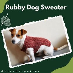 Rubby Dog Sweater crochet