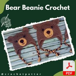 Bear Beanie Crochet Pattern