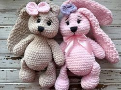 Crochet Pattern Softy Bunny Toy PDF