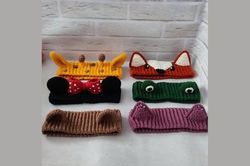 Crochet Pattern Headband, Kitty Ears