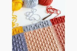 Happy Blocks Blanket crochet