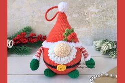 Santa Gnome for Christmas Tree Decor