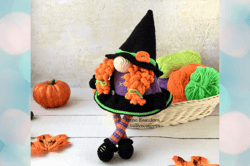 Halloween Witch Gnome Doll Pattern