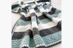 Diamond Bobble Blanket crochet