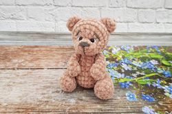Teddy Bear Miniature Crochet Pattern PDF