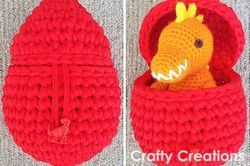 Dinosaur Egg crochet