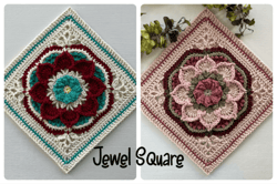 Jewel Square crochet