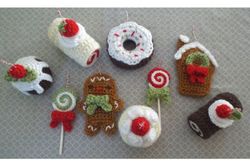 Christmas Sweets Ornament Pattern Set
