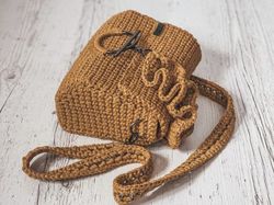 Crochet Pattern Bag with Ruffles PDF