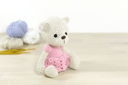 Teddy Bear in a Dress Crochet Patterns