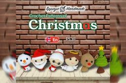 Christmas Amigurumi Ornaments Set