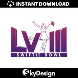 Swiftie Bowl LVIII Taylor Swift SVG