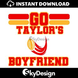 Go Taylors Boyfriend Football Super Bowl SVG