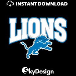 NFL Detroit Lions Logo SVG