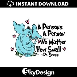 Funny A Person No Matter How Small SVG
