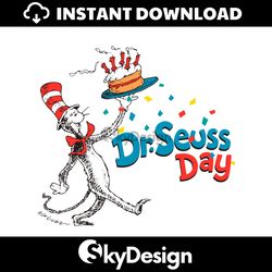 Happy Dr Seuss Day Cat In The Hat SVG