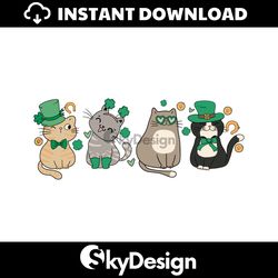 Funny Cats St Patricks Day SVG