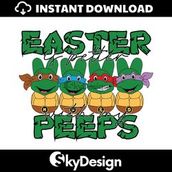 Easter Is Better With My Peeps Turtle Bunny SVG