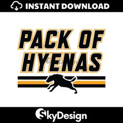 Calgary Hockey Pack Of Hyenas NHL SVG