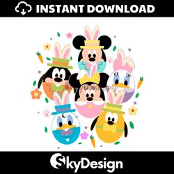 Mickey and Friends Disney Easter Eggs SVG