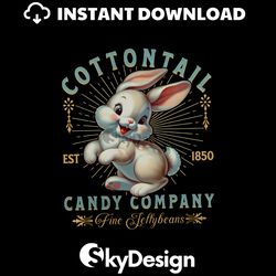 Cottontail Candy Company Est 1850 PNG